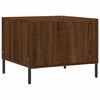 vidaXL Tables basses 2 pcs chêne marron 50x50x40 cm bois d'ingénierie