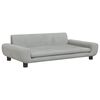 vidaXL Canap&eacute; pour enfants gris clair 100x54x33 cm velours