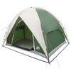 vidaXL Tente de camping avec un abri imperm&eacute;able D&ocirc;me Vert