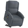 vidaXL Fauteuil de massage inclinable Gris foncé Velours