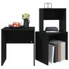 vidaXL Tables basses gigognes 3 pcs noir bois d'ing&eacute;nierie