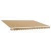 vidaXL Tissu de remplacement pour auvent multicolore 500x350 cm