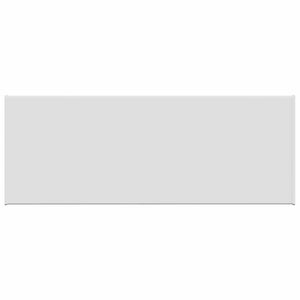 vidaXL Appui de fen&ecirc;tre Blanc 100 x 35 x 4,5 cm PVC