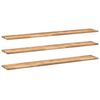 vidaXL &Eacute;tag&egrave;res flottantes 3 pcs 120x20x2 cm acacia massif &agrave; l'huile