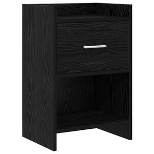 vidaXL Tables de chevet Ch&ecirc;ne noir 40 x 30 x 60 cm Bois d'ing&eacute;nierie