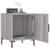 vidaXL Tables de chevet 2 pcs sonoma gris 40x40x50cm bois d'ing&eacute;nierie