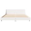 vidaXL Cadre de lit sans matelas blanc 120x190 cm bois de pin massif