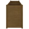 vidaXL Jardini&egrave;re d'ext&eacute;rieur Marron miel 200x50x70 cm Pin massif