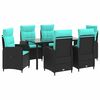 vidaXL Ensemble de salle &agrave; manger pour jardin 7 pc