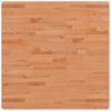 vidaXL Dessus de table 80x80x1,5 cm carr&eacute; bois massif de h&ecirc;tre