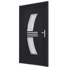 vidaXL Porte d'entr&eacute;e anthracite 98x208 cm PVC
