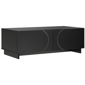 vidaXL Table basse Noir 102 x 50,5 x 35 cm Bois d'ing&eacute;nierie