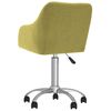 vidaXL Chaise pivotante de bureau Vert Tissu