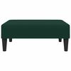vidaXL Repose-pied vert foncé 77x55x31 cm velours