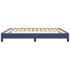 vidaXL Cadre de lit sans matelas bleu 180x200 cm tissu