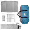 vidaXL Tente de camping avec toit Bleu 223 x 163 x 130 cm taffetas