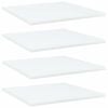 vidaXL Panneaux de biblioth&egrave;que 4 pcs blanc bois d&rsquo;ing&eacute;nierie