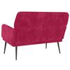 vidaXL Banc Rouge bordeaux 108x79x79 cm Velours