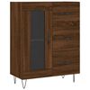 vidaXL Buffet haut Ch&ecirc;ne marron 69,5x34x180 cm Bois d'ing&eacute;nierie