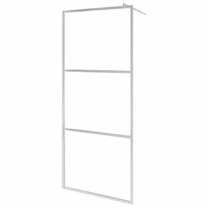 vidaXL Paroi de douche &agrave; l'italienne &agrave; verre ESG demi-d&eacute;poli 80x195 cm