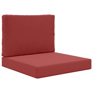 vidaXL Coussin de canap&eacute; d'ext&eacute;rieur Polyester Bordeaux 60 x 60 cm