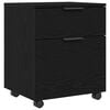 vidaXL Cabinet de Dossier Ch&ecirc;ne noir 45 x 38 x 54 cm Bois d'ing&eacute;nierie