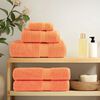 vidaXL Serviettes de douche de qualit&eacute; sup&eacute;rieure SOLUND 2 pcs orange