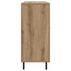 vidaXL Buffet Ch&ecirc;ne artisanal 90 x 34 x 80 cm Bois d'ing&eacute;nierie