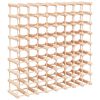 vidaXL Casier &agrave; vin pour 72 bouteilles 90,5x23x90,5 cm pin massif
