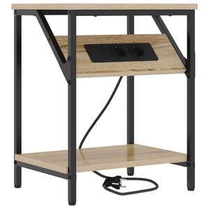 vidaXL Cabinet de chevet Ch&ecirc;ne Sonoma 38 x 30 x 48 cm