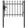 vidaXL Porte de Cl&ocirc;ture BOXTEL 103 x 124,5 cm Acier enduit de poudre