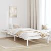 vidaXL Cadre de lit Blanc 100 x 200 cm Pin massif