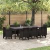 vidaXL Table de Jardin Marron 250 x 100 x 73 cm polyrotin