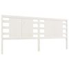 vidaXL T&ecirc;te de lit Blanc 186x4x100 cm Bois massif de pin