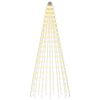 vidaXL Lumi&egrave;res pour sapin de No&euml;l avec piquets 270 LED Blanc chaud et