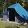 vidaXL Tente Tipi avec toit Bleu 364 x 281 x 257 cm taffetas