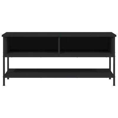 vidaXL Meuble TV noir 100x35x45 cm bois d'ingénierie