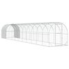 vidaXL Poulailler Argent&eacute; 1200 x 200 x 200 cm Acier galvanis&eacute;