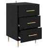 vidaXL Cabinet de chevet Ch&ecirc;ne noir 40 x 40 x 66 cm Bois d'ing&eacute;nierie