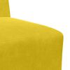 vidaXL Unit&eacute; de Sofa Modulaire Sans Accoudoirs 2 pcs Jaune