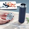 Leifheit Bouteille thermos Flip 600 ml Bleu fonc&eacute;