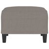 vidaXL Repose-pied Taupe 70x55x41 cm Tissu