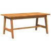 vidaXL Table basse Huile Naturelle Bois d'Acacia Massif