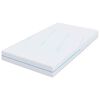 vidaXL Matelas Blanc 90 x 200 cm Mousse