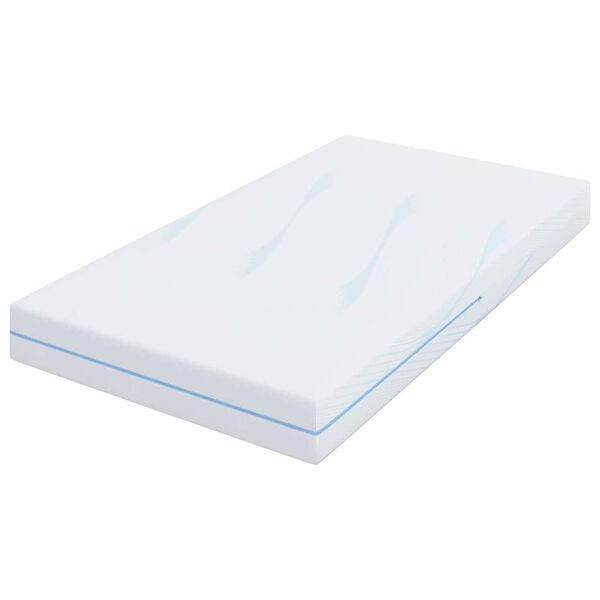 vidaXL Matelas Blanc 90 x 200 cm Mousse