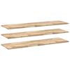 vidaXL &Eacute;tag&egrave;res flottantes 3 pcs 120x40x2 cm acacia massif non trait&eacute;