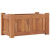 vidaXL Lit sur&eacute;lev&eacute; 50x25x25 cm Bois de teck solide