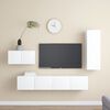 vidaXL Ensemble de meubles TV 4 pcs Blanc Bois d'ing&eacute;nierie