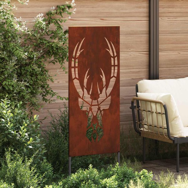 vidaXL &Eacute;cran de confidentialit&eacute; de jardin Rouill&eacute; 50 x 140 cm