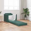 vidaXL Canap&eacute;-Lit 60cm Vert fonc&eacute; Velours